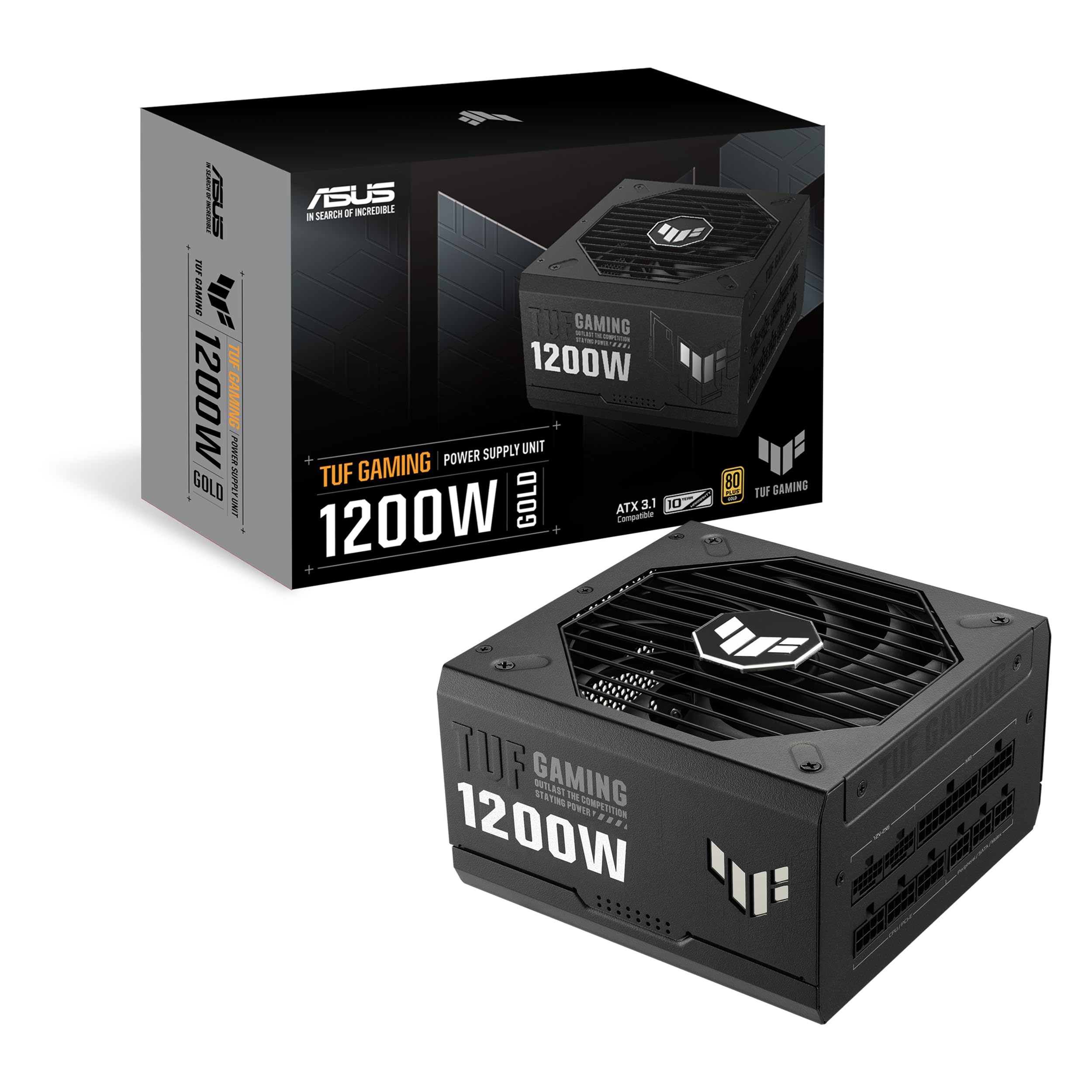 ASUS TUF-GAMING-1200G PC電源ユニット 80 Plus Gold 1200W ATX